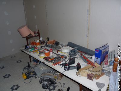 pierrick= maniaque sur le rangement des outils!!!